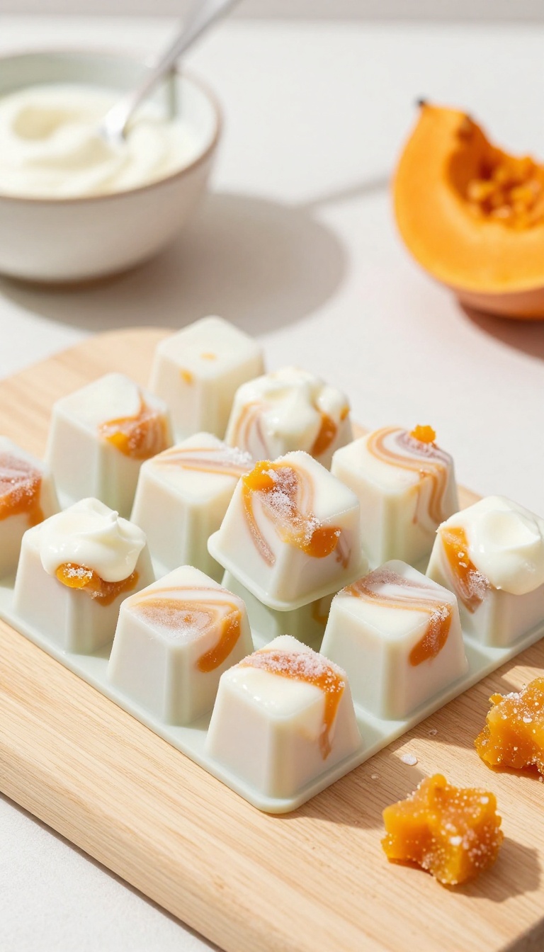 4. Frozen Pumpkin and Yogurt Chews