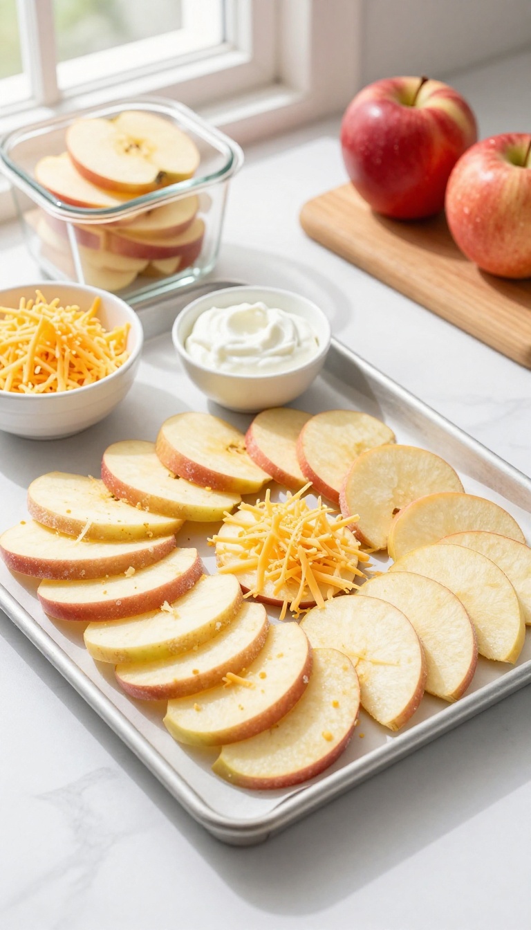 7. Apple & Cheddar Frozen Slices