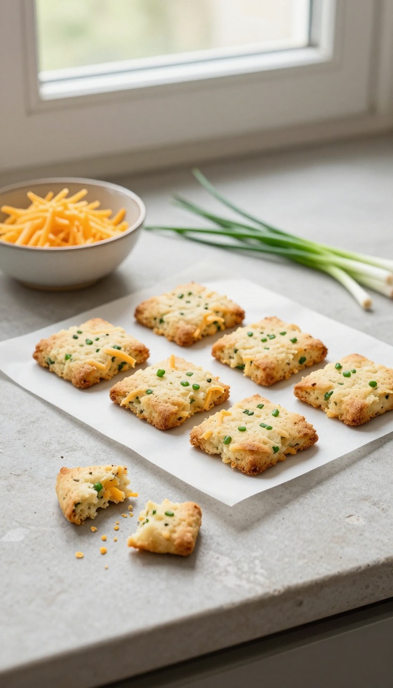 7. Cheese & Chive Savory Squares