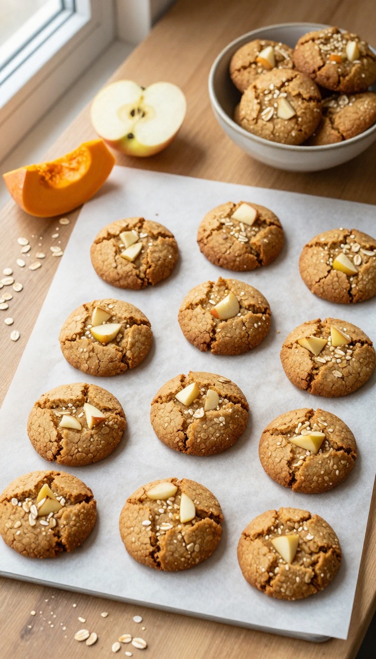 3. Apple Pumpkin Oat Crisps