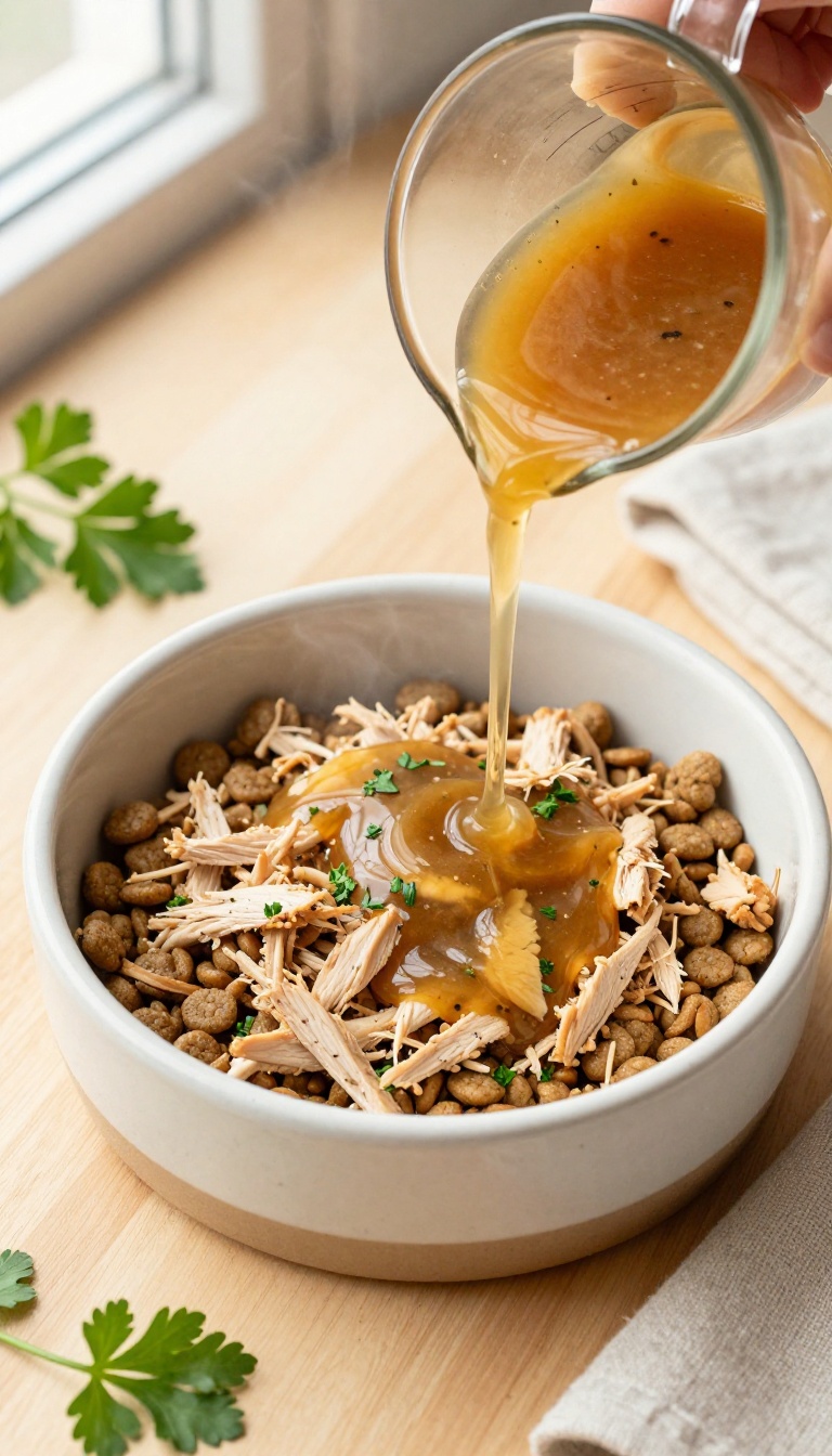 1. Simple Chicken Gravy for Kibble