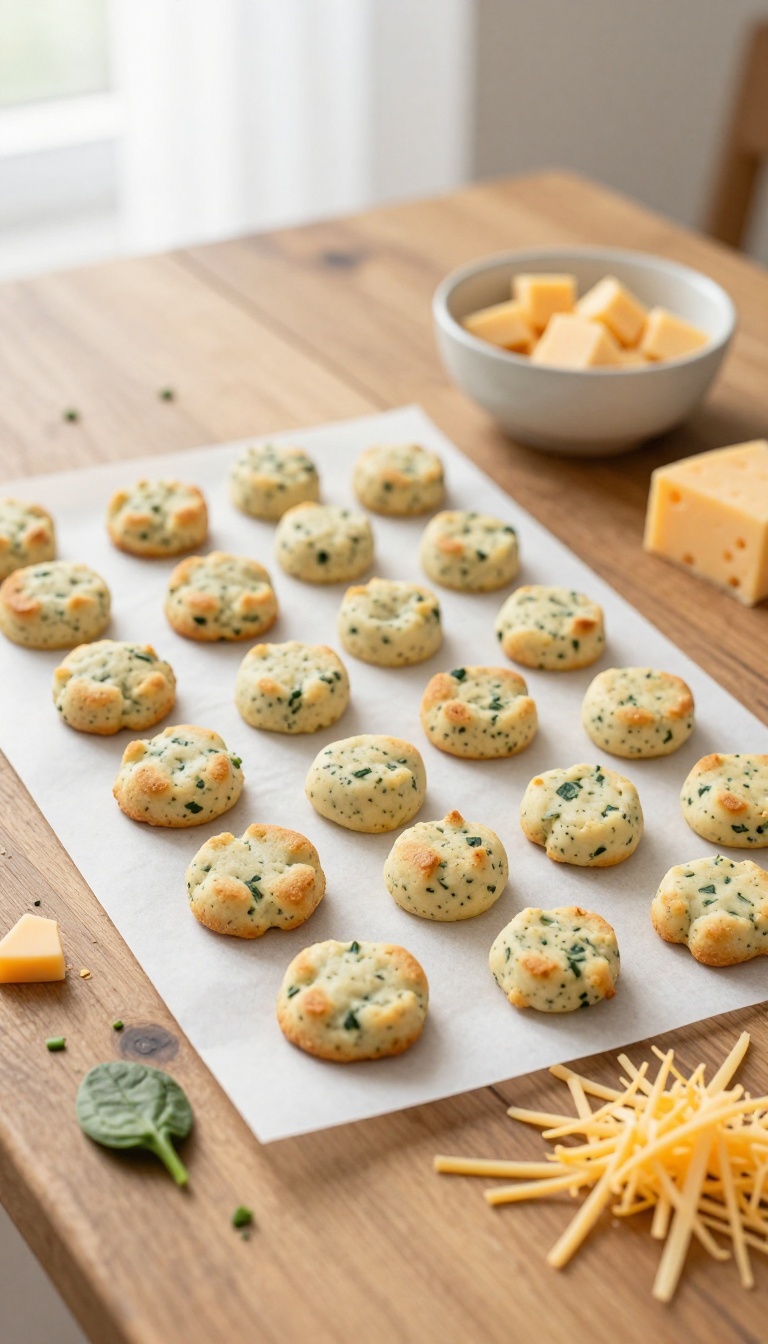 9. Cheese & Spinach Mini Bites