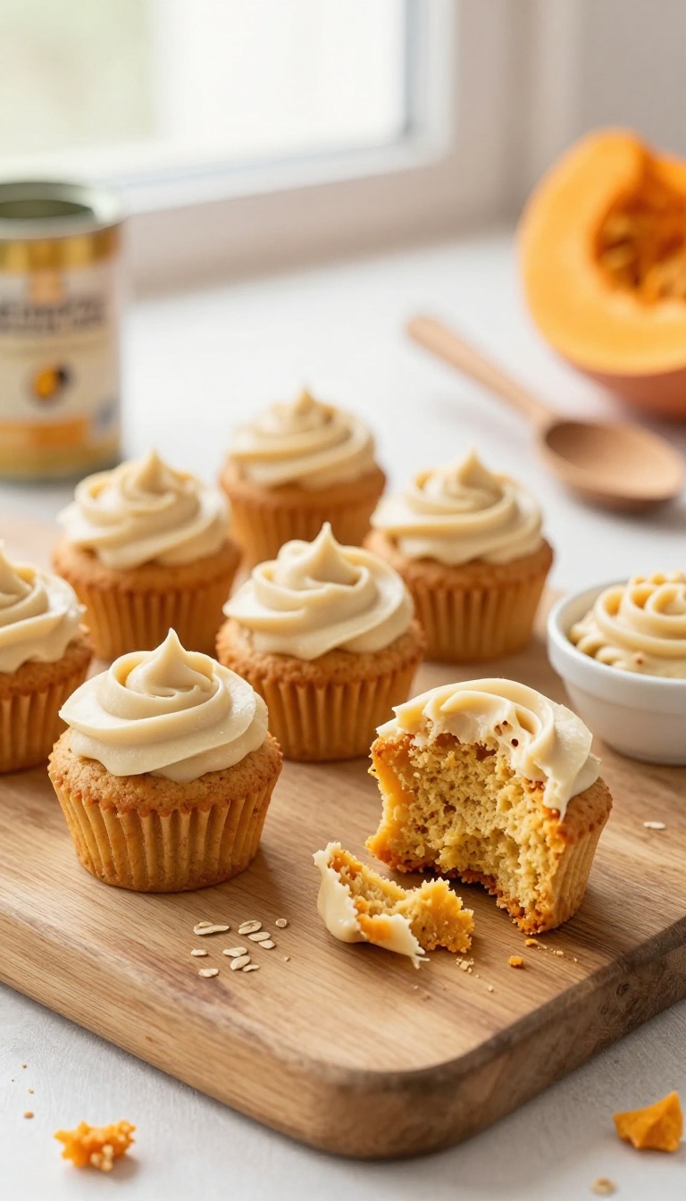 2. Mini Pupcakes with Oat Flour Frosting