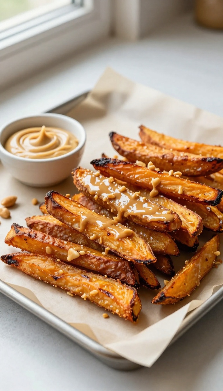 5. Peanut Butter Sweet Potato Fries