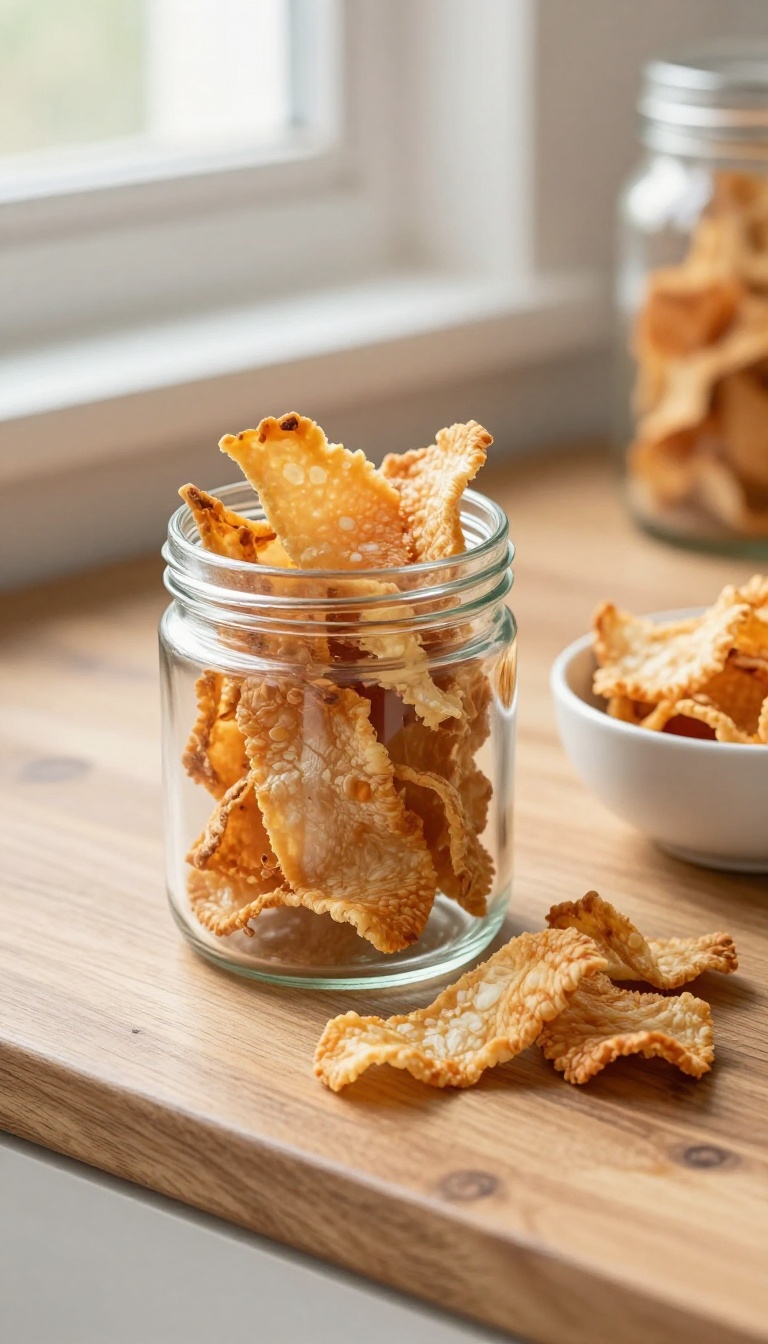 4. Salmon Skin Crisps
