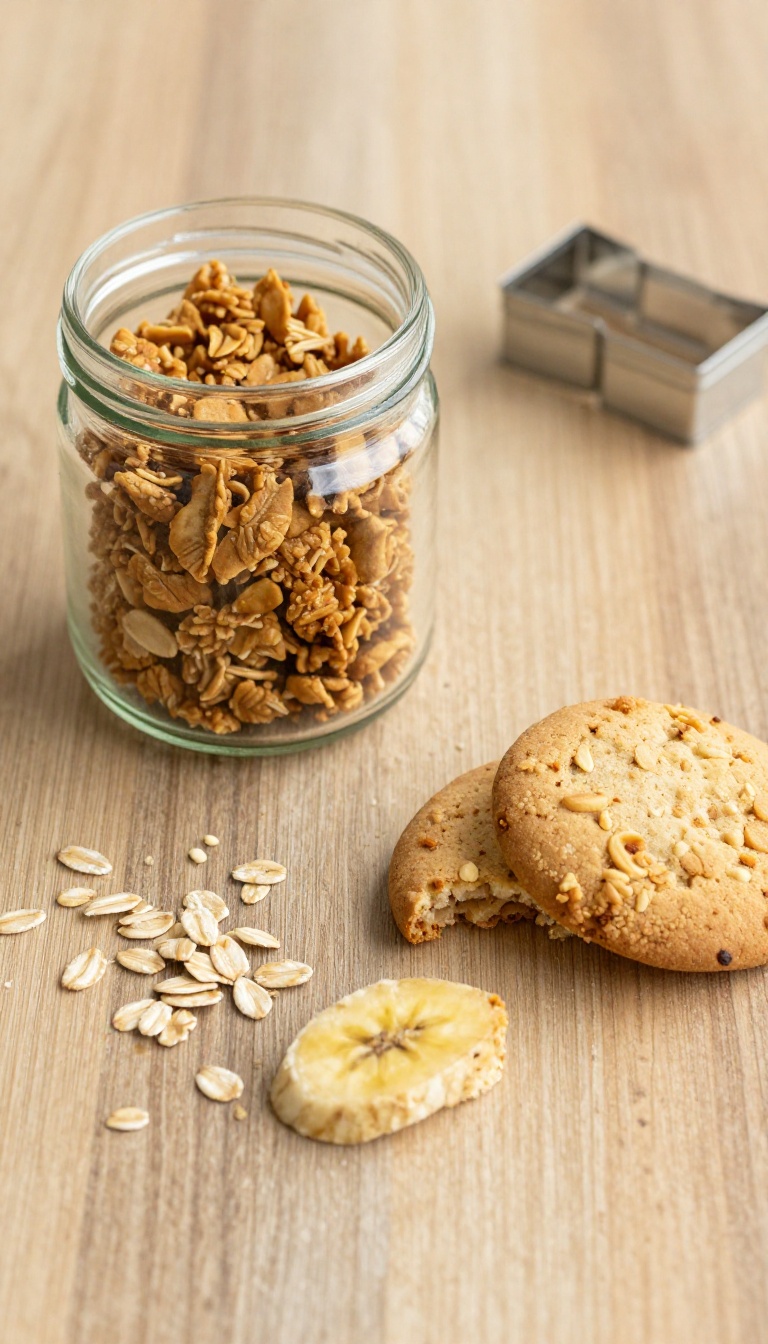4. Banana Oat Crunchies