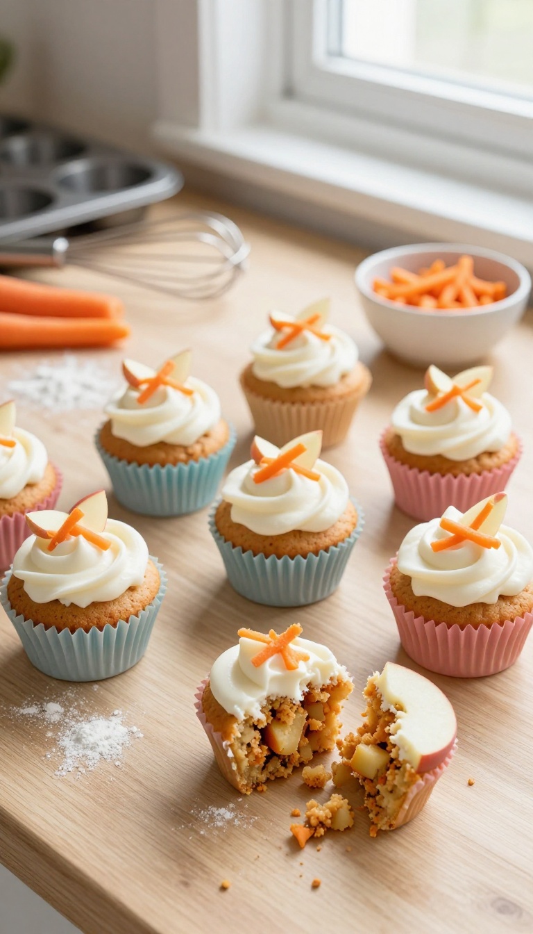 4. Apple & Carrot Cupcakes