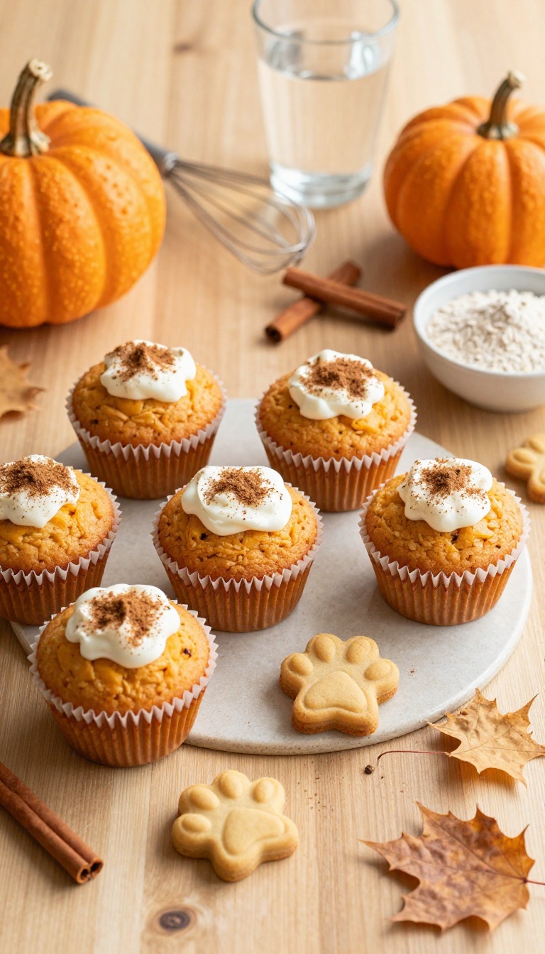 2. Pumpkin Spice Pupcakes