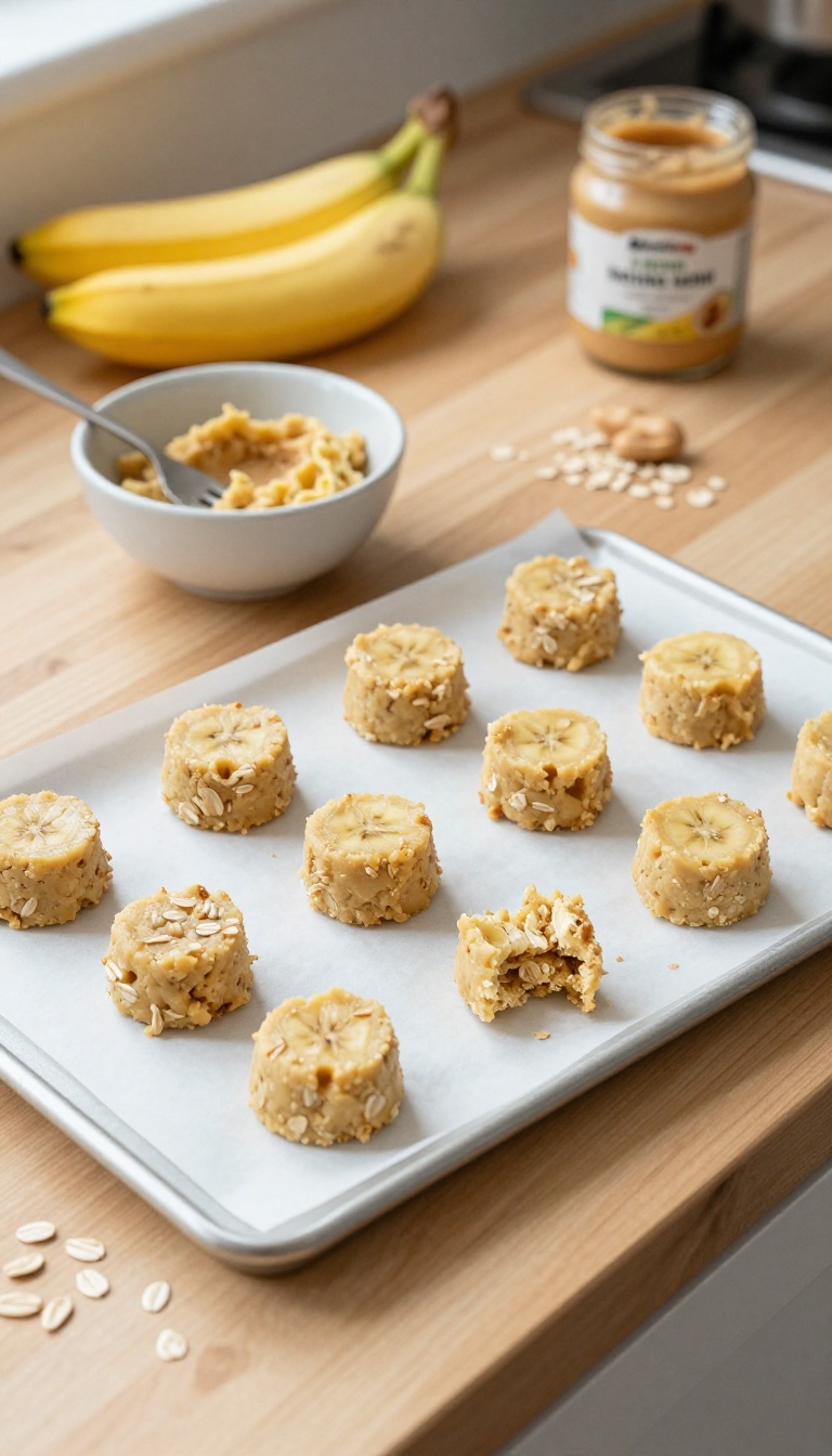 1. Peanut Butter & Banana Bites