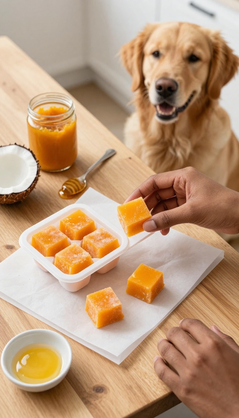 3. Pumpkin & Coconut Oil Cubes