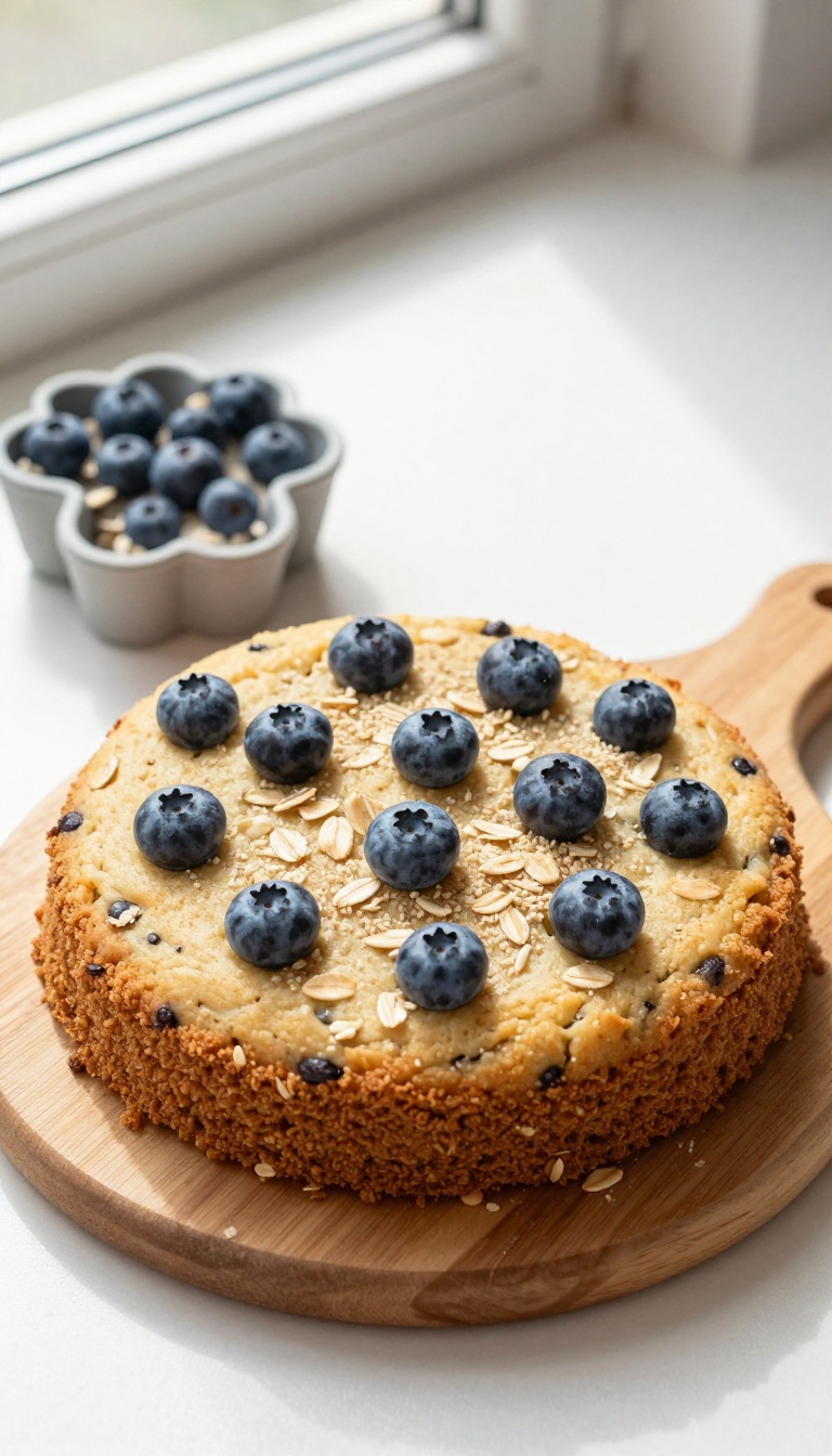4. Blueberry & Oat Cake
