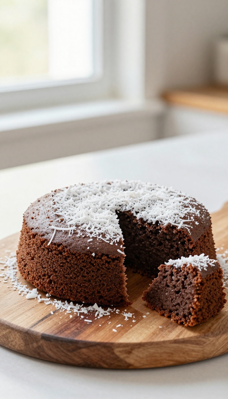 7. Carob & Coconut Cake