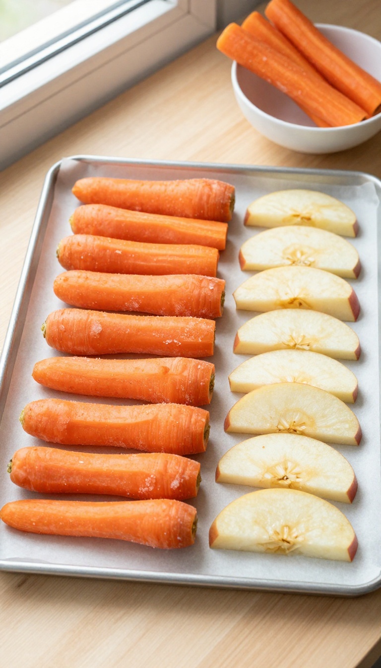 8. Carrot and Apple Crunch Sticks