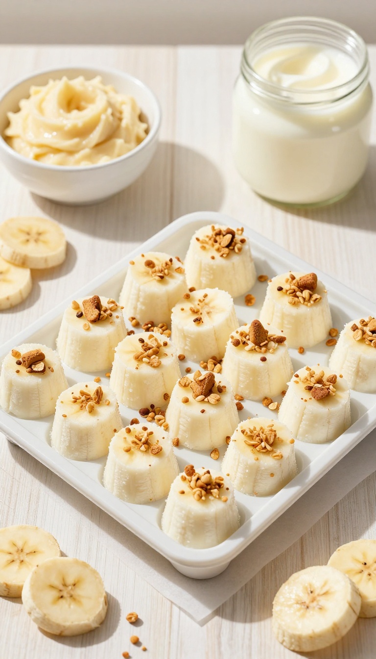 7. Frozen Yogurt & Banana Crunchy Drops