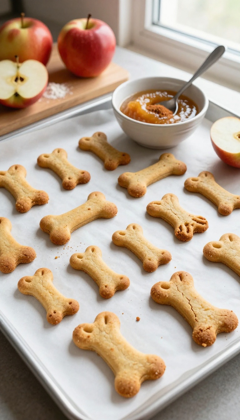 4. Apple & Cinnamon Crunchy Biscuits