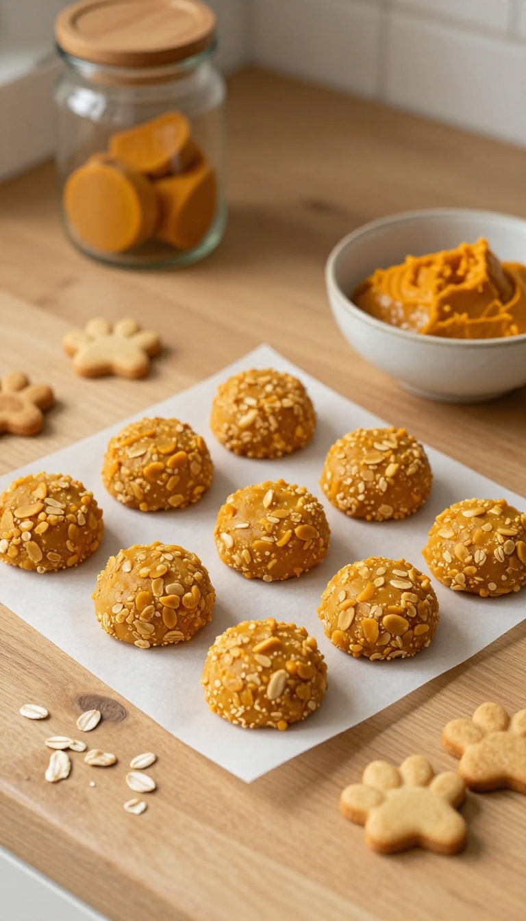 6. No-Bake Pumpkin Peanut Butter Balls