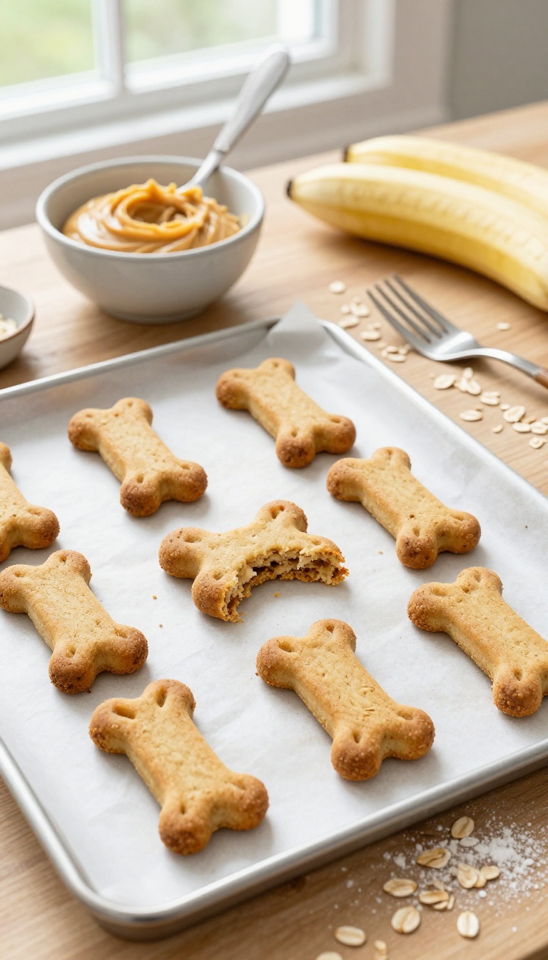 1. Classic Peanut Butter & Banana Biscuits