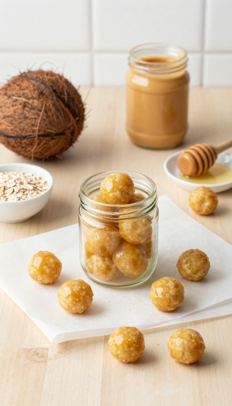 8. Coconut & Honey Energy Balls