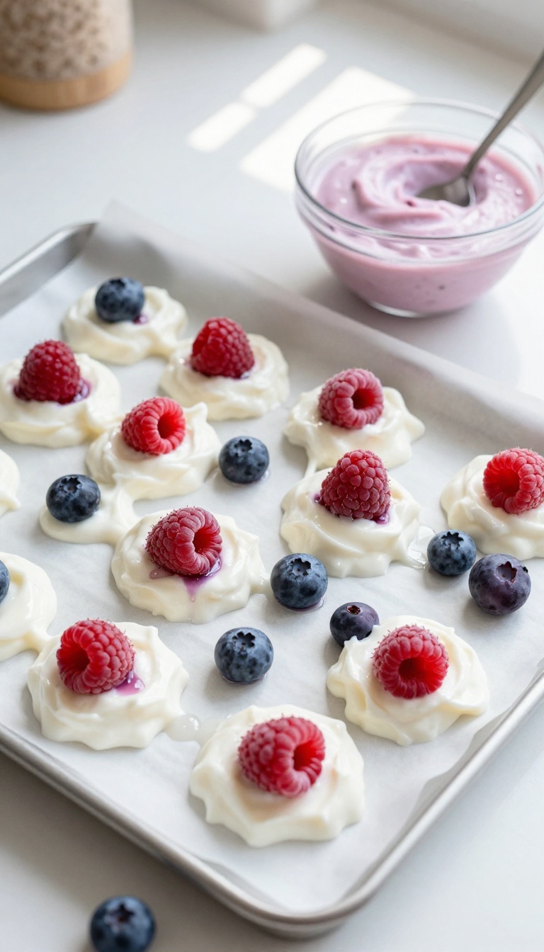 2. Frozen Yogurt & Berry Drops