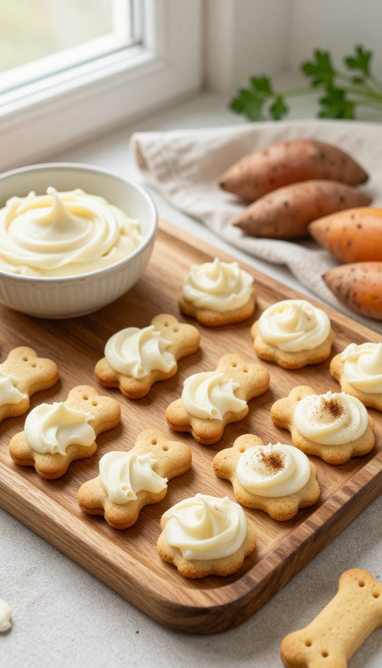 4. Pumpkin and Sweet Potato Cookies with Cream Cheese Frosting