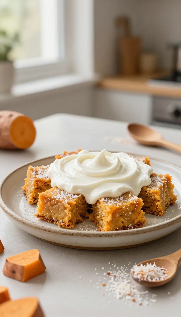4. Sweet Potato and Coconut Dog Cake