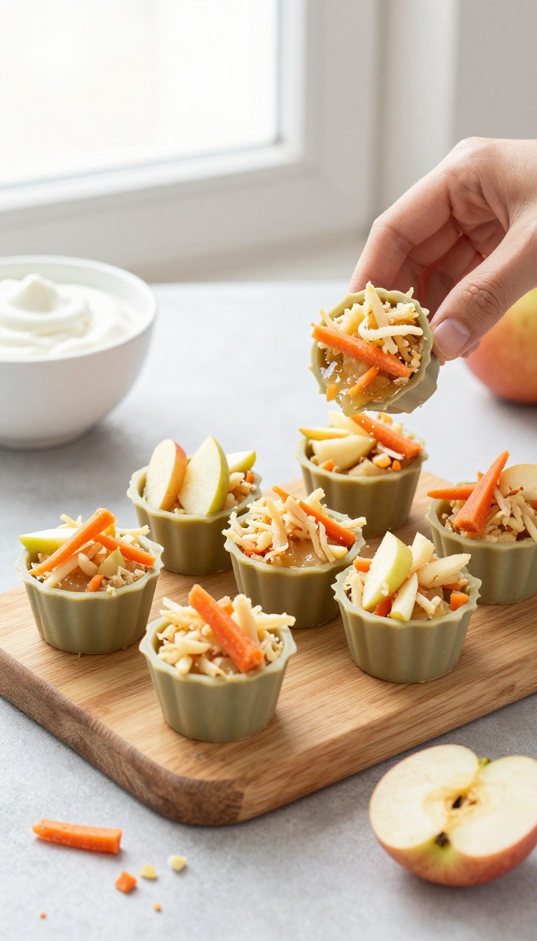4. Apple & Carrot Crunch Cups