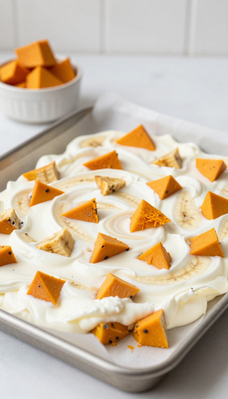 2. Banana Pumpkin Yogurt Bark