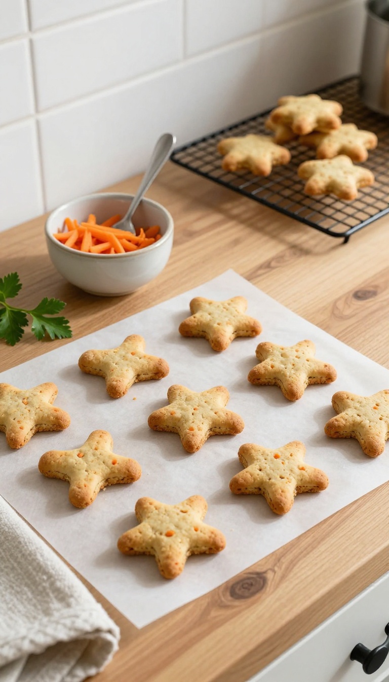 8. Carrot & Coconut Oil Dog Biscuits
