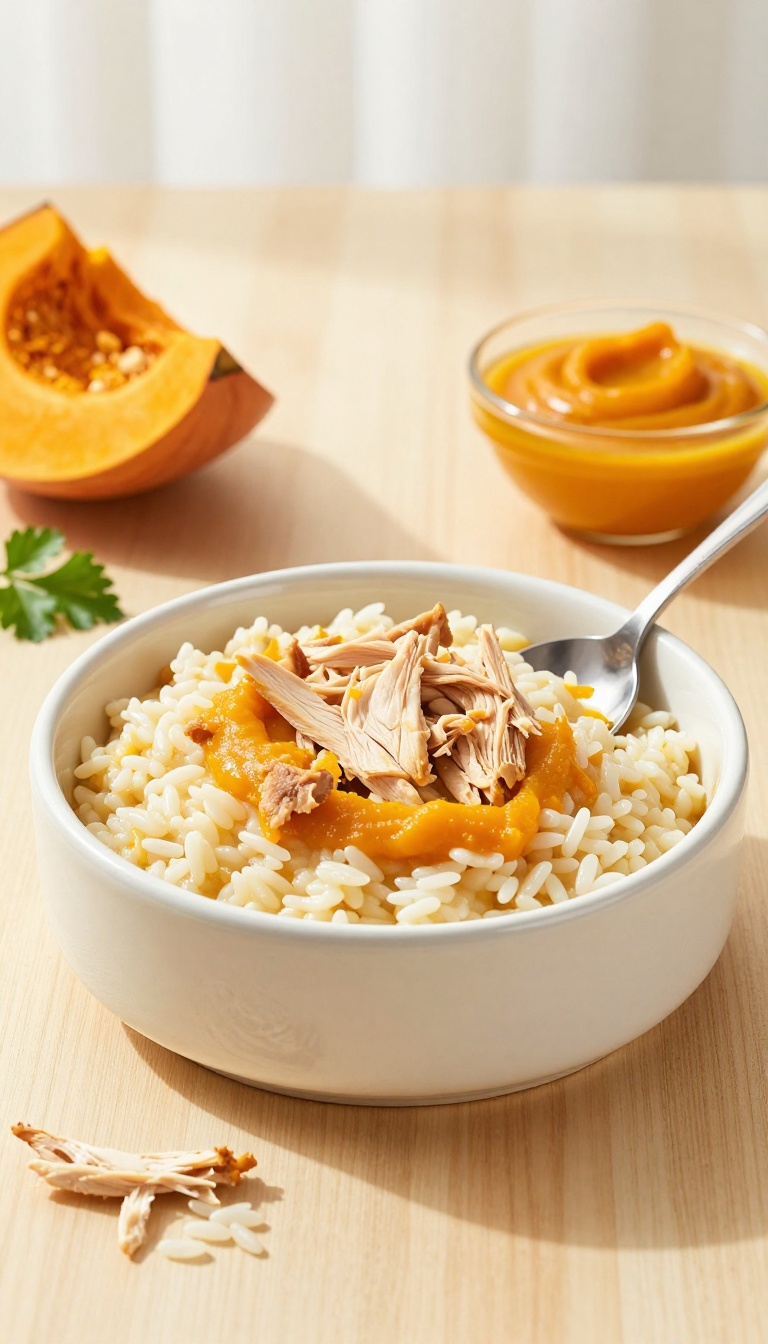 7. Instant Pot Chicken and Pumpkin Risotto