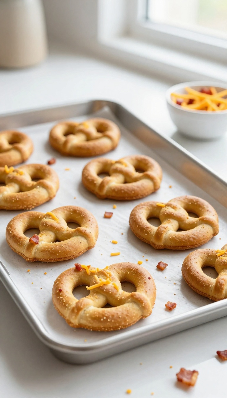 6. Mini Bacon Cheese Pretzel Bites