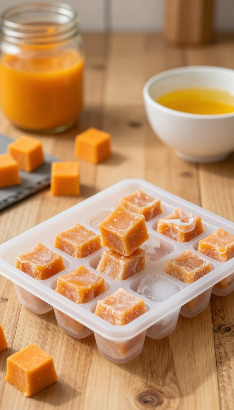 3. Pumpkin and Coconut Oil Frozen Chews