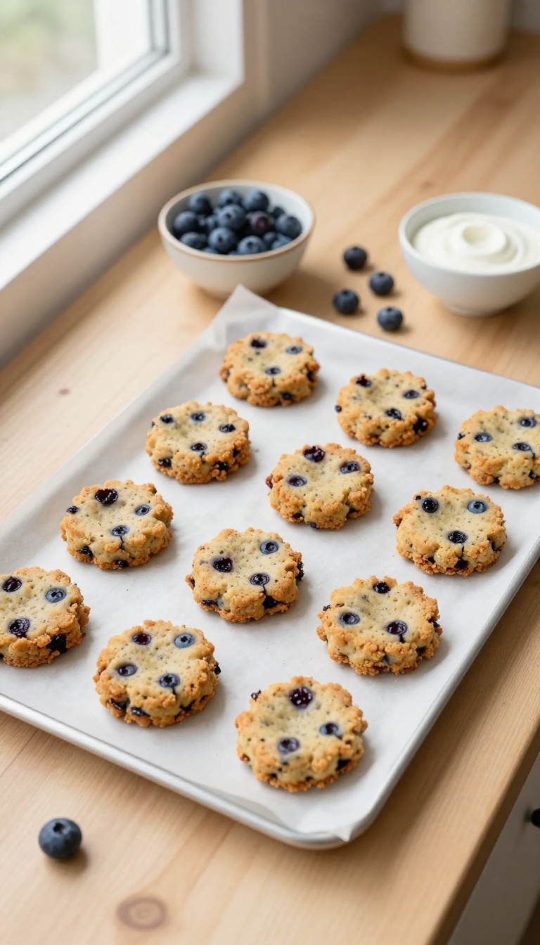 9. Blueberry and Yogurt Drops