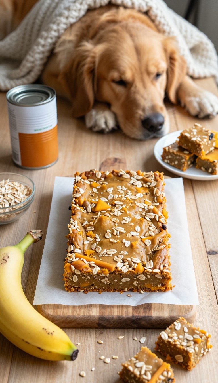 5. No-Bake Pumpkin Banana Chewy Bars