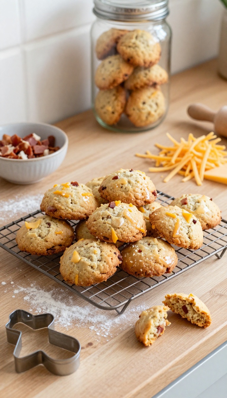 2. Bacon & Cheddar Cheese Biscuits