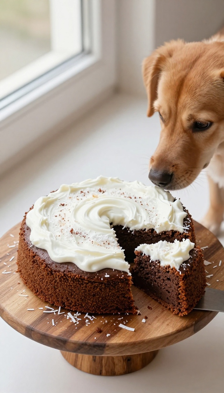 6. Carob & Coconut Cake