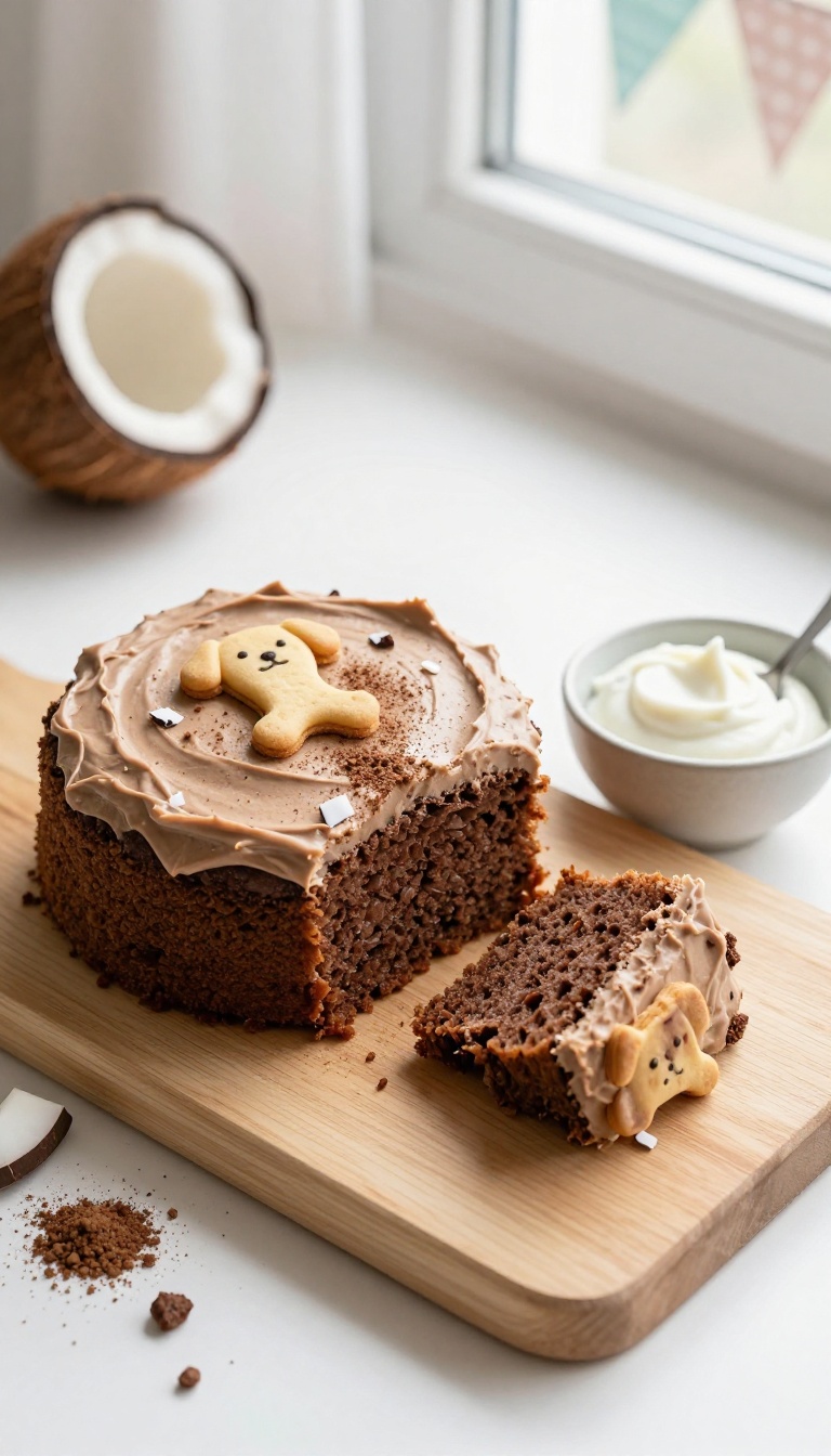 4. Carob & Coconut Celebration Cake
