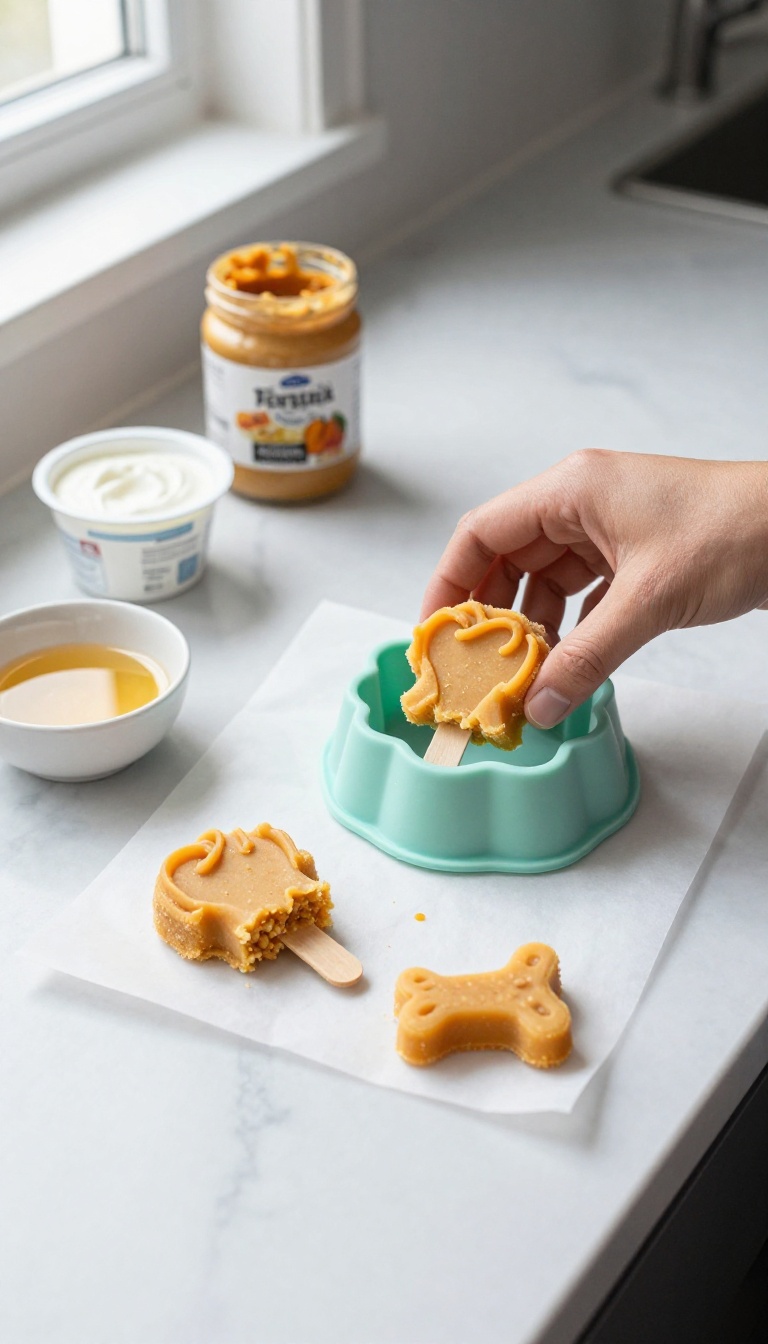 10. Peanut Butter & Pumpkin Frozen Pops
