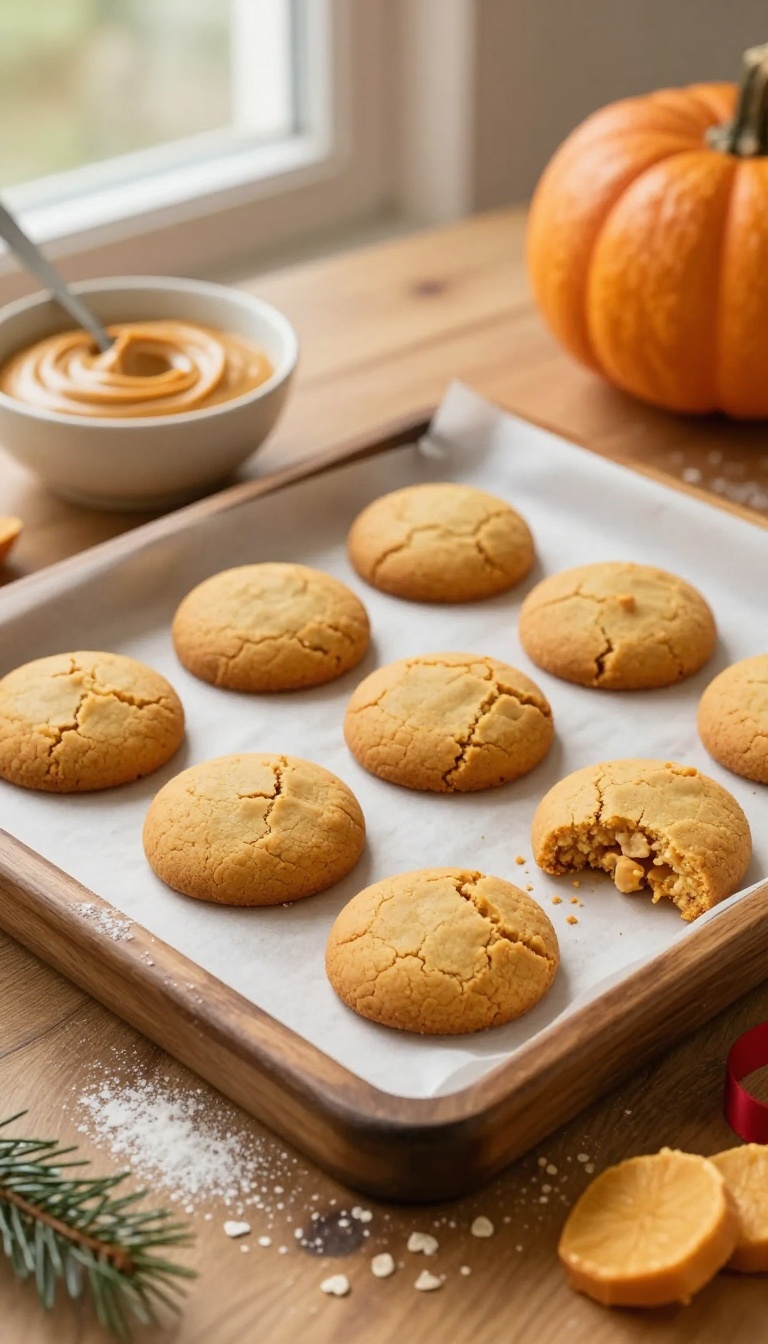 9. Soft-Baked Peanut Butter Pumpkin Cookies
