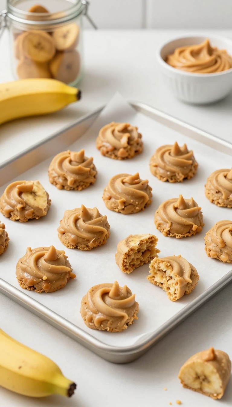 1. Peanut Butter & Banana Swirl Bites