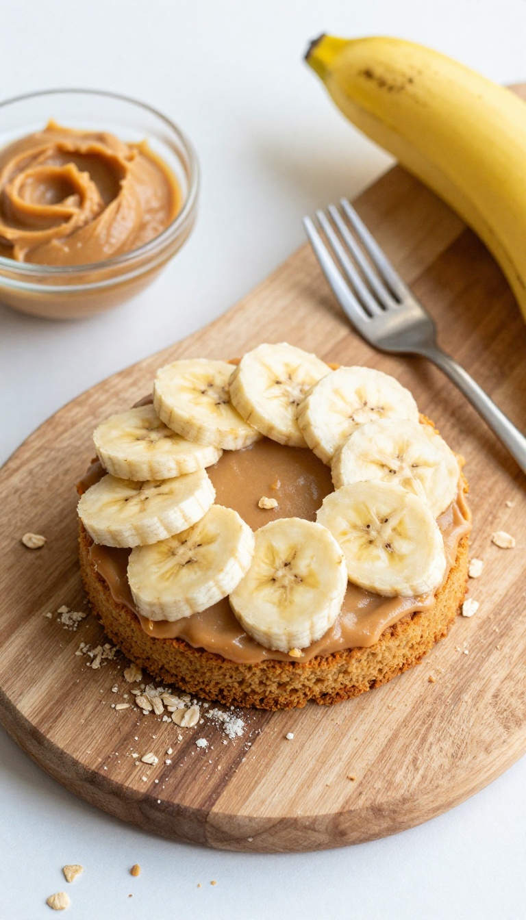 1. Peanut Butter & Banana Cake