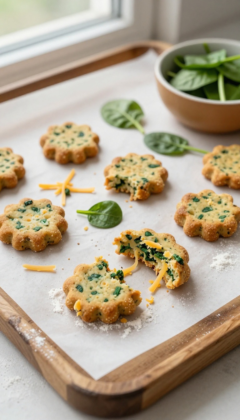 7. Cheese & Spinach Bites