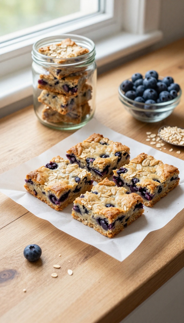 8. Blueberry & Oat Bars