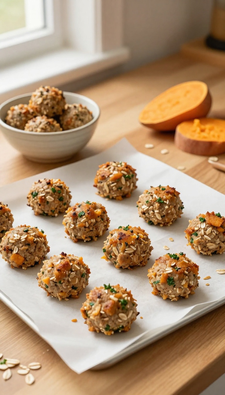 2. Sweet Potato & Turkey Meatballs