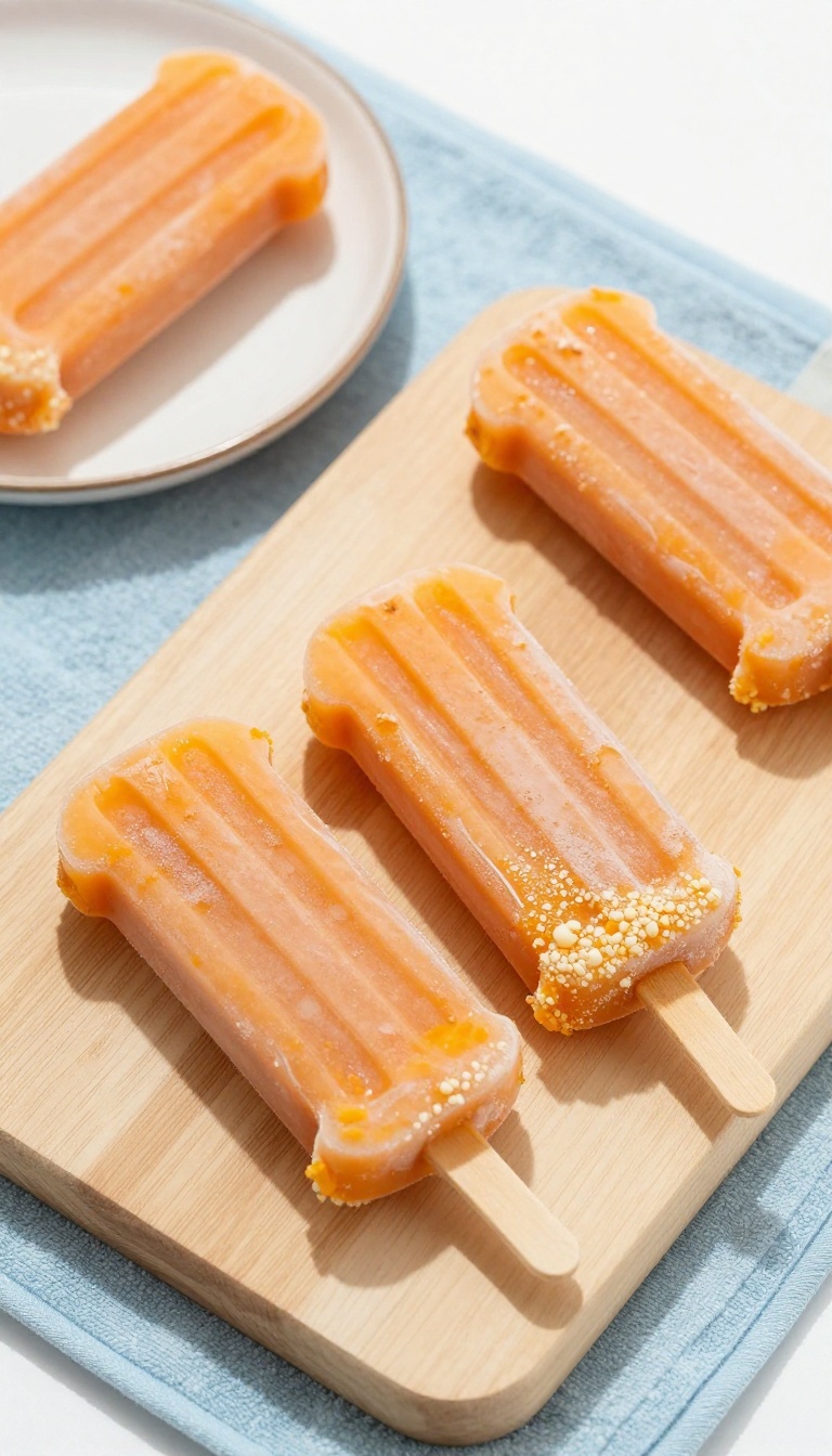 7. Sweet Potato and Pumpkin Pupsicles