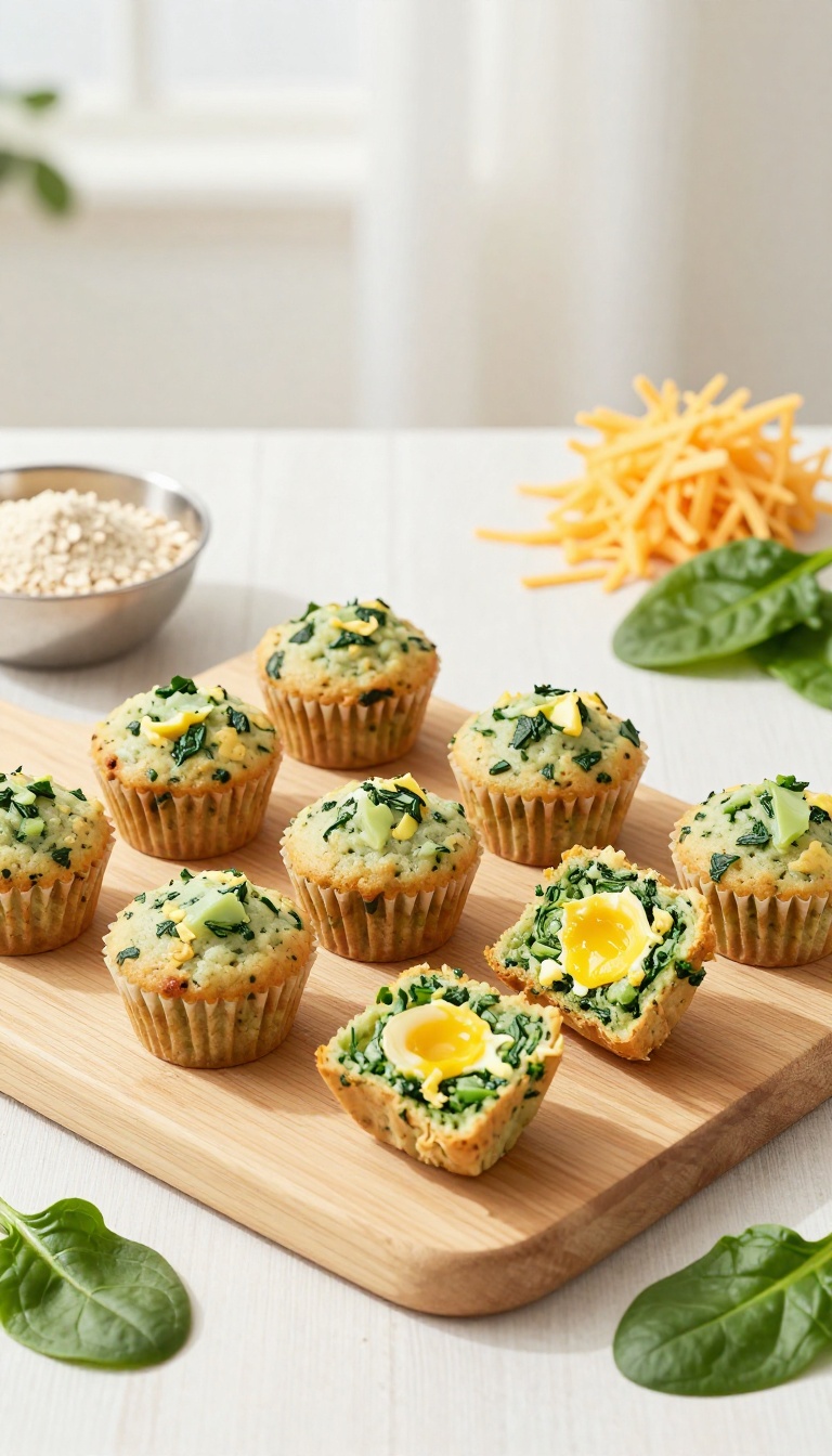 9. Spinach & Egg Muffins