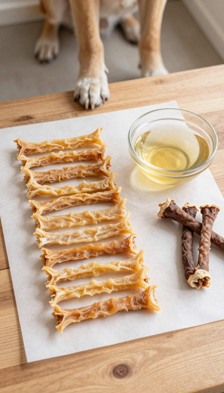 4. Bully Stick Alternative: Beef Tendon Chews