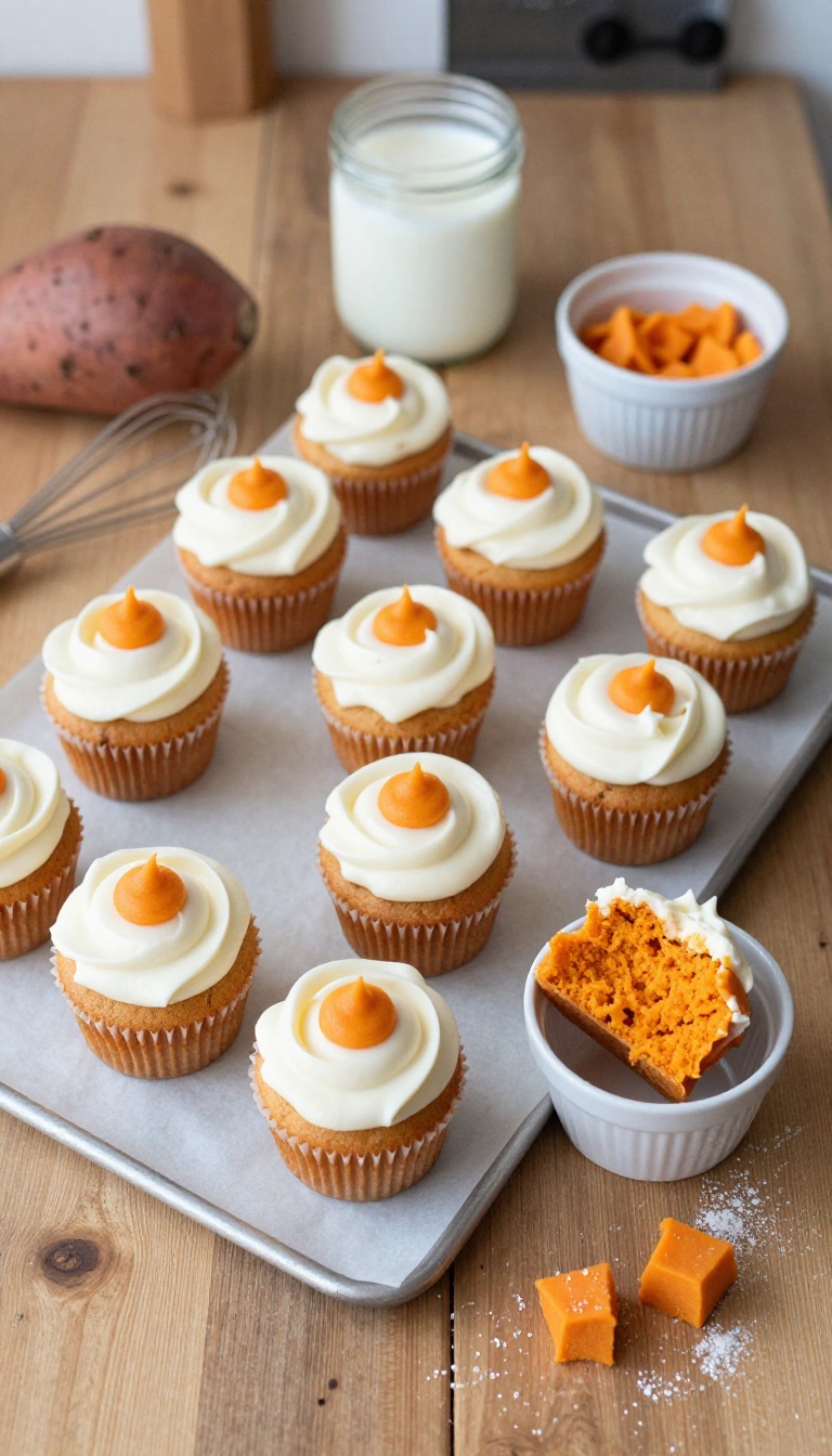 4. Sweet Potato Chews Cupcakes