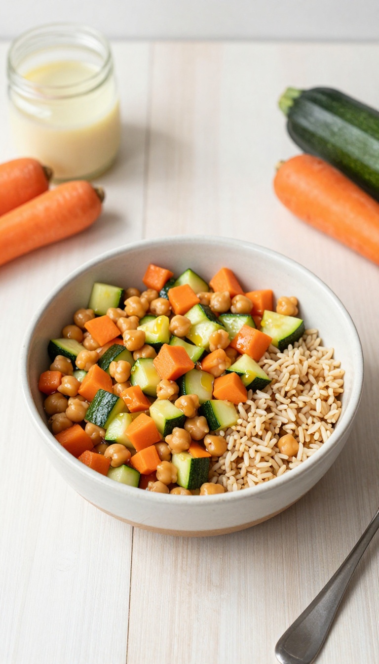 10. Vegetable and Chickpea Power Bowl