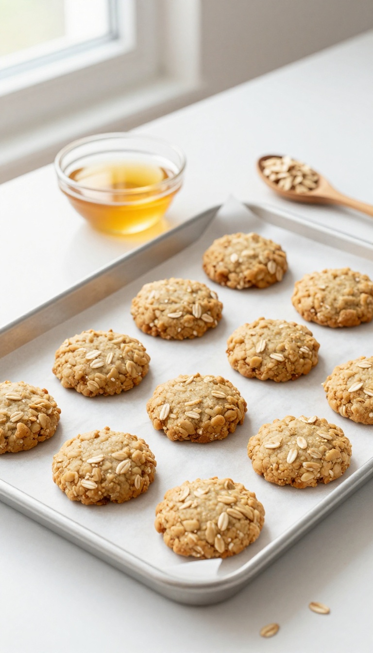 8. Oatmeal & Honey No-Bake Cookies