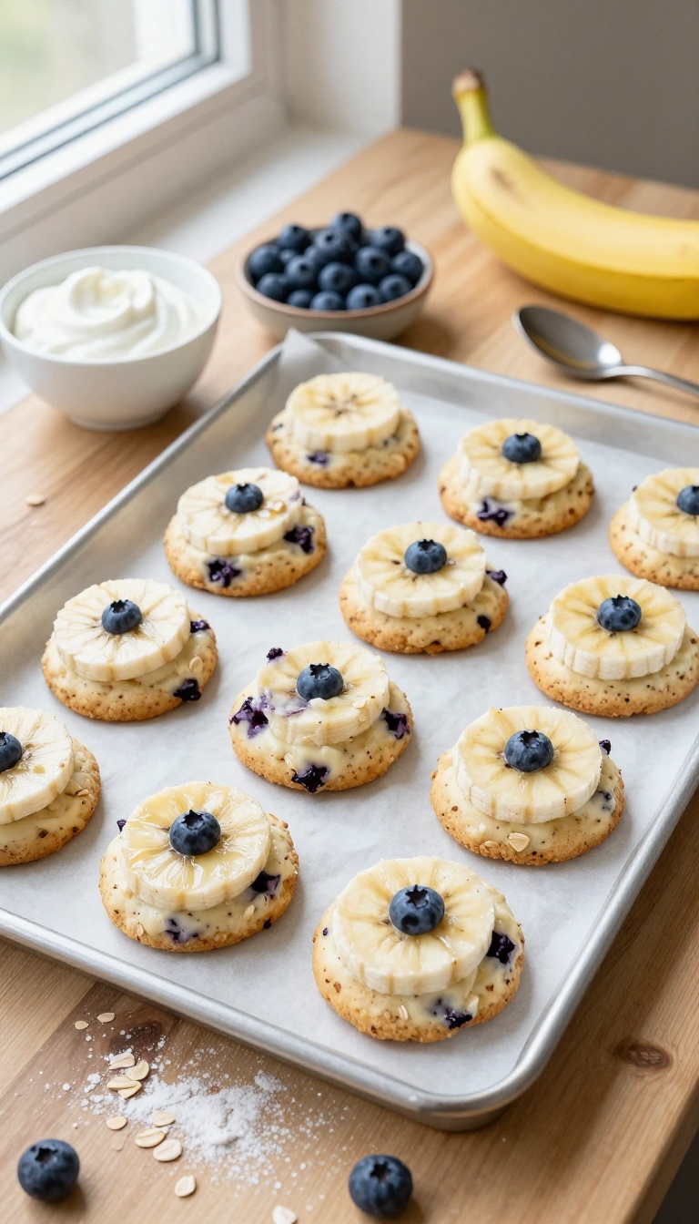 4. Blueberry Banana Yogurt Drop Cookies